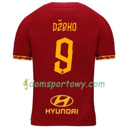 Koszulka AS Roma Dzeko 9 Domowe Koszulki Piłkarskie 2019-2020 Krótki Rękaw